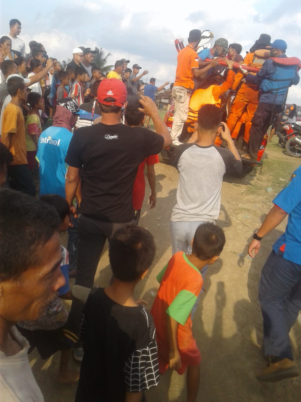 Bocah Tenggelam Warga Payuputat, Akhirnya Ditemukan di Daerah Curup, PALI