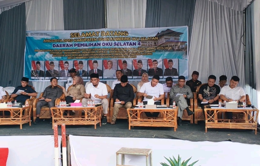 DPRD OKU Selatan Dapil IV Laksanakan Reses Kedua Tahun Sidang 2025–2026