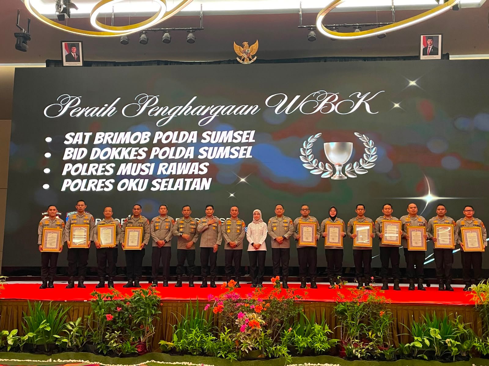 Polres OKU Selatan Dinobatkan sebagai Wilayah Bebas dari Korupsi, Terima Penghargaan Kapolda Sumsel