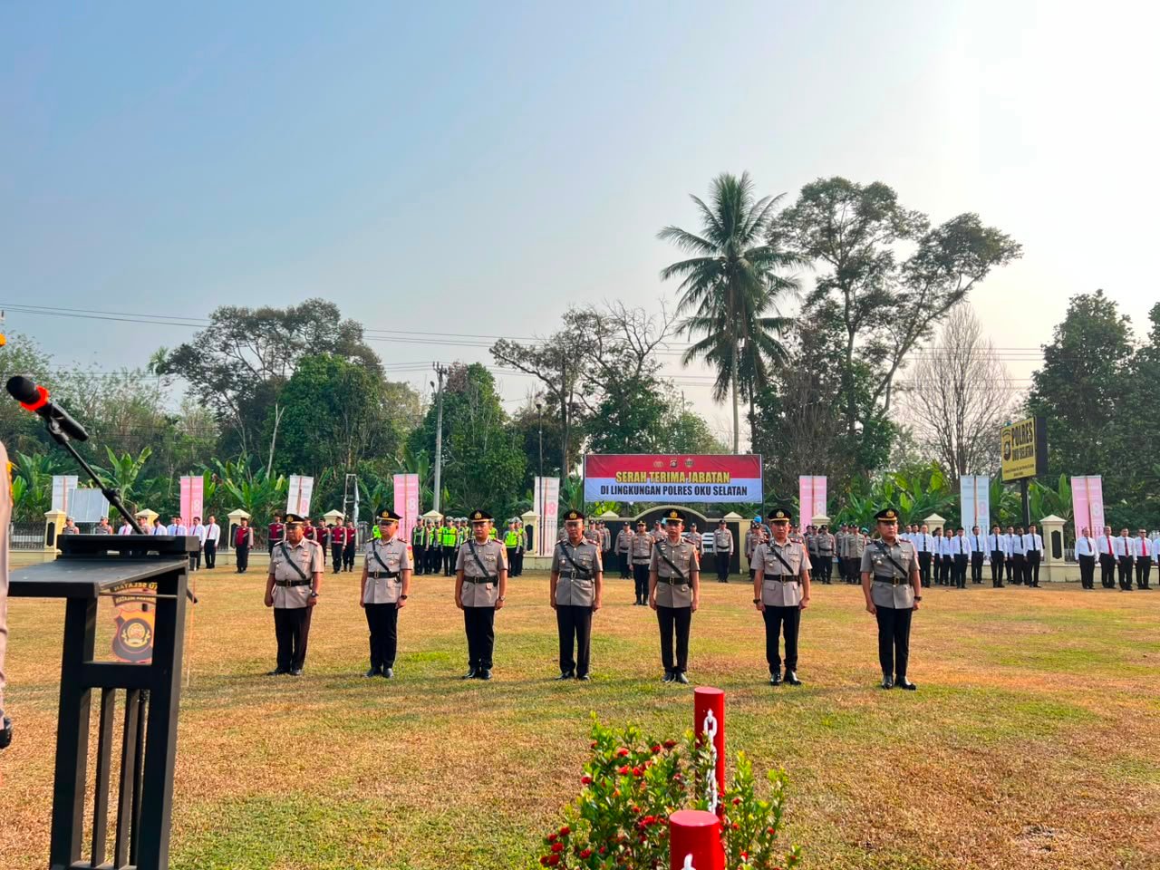 Kapolres OKU Selatan Pimpin Rotasi Lima Pejabat, Sejumlah Kapolsek Berganti