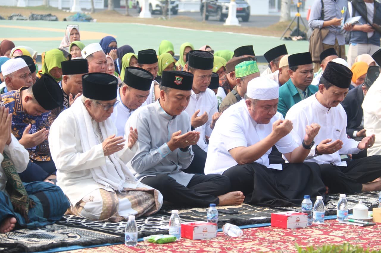 Bersama Forkopimda, Kapolda Sumsel Hadiri Pelepasan Delegasi PWNU