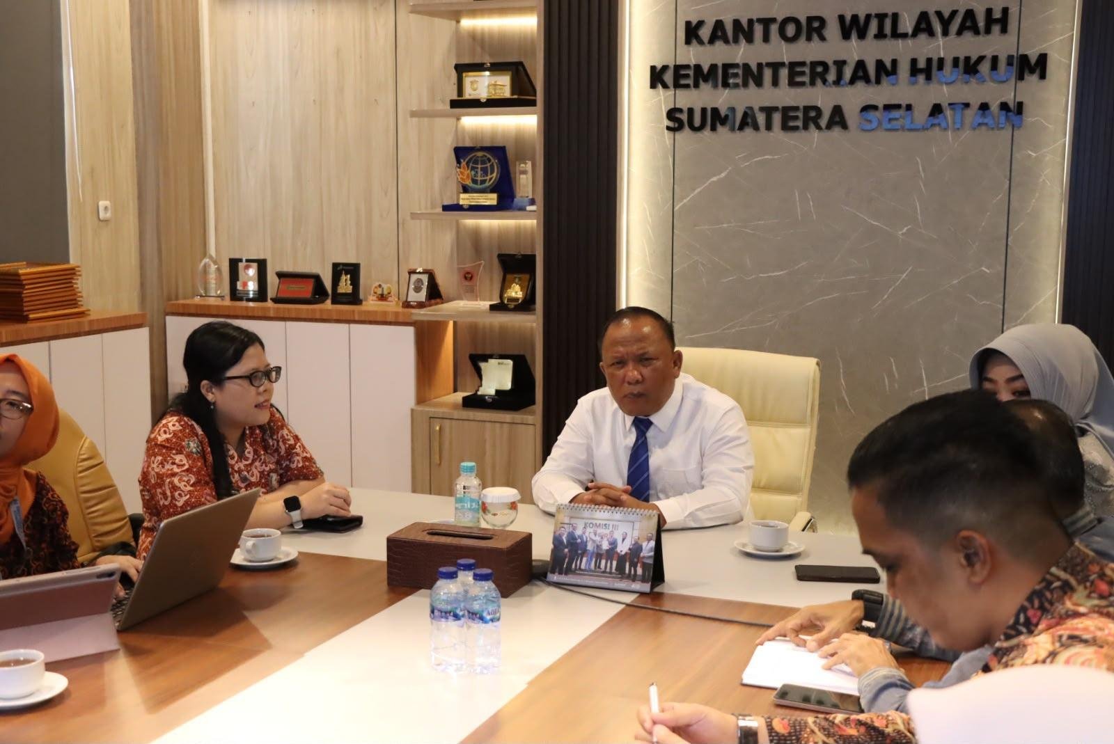 : Kanwil Kemenkum Sumsel dan DJKI Bahas Implementasi PP 30/2026 tentang Tarif PNBP