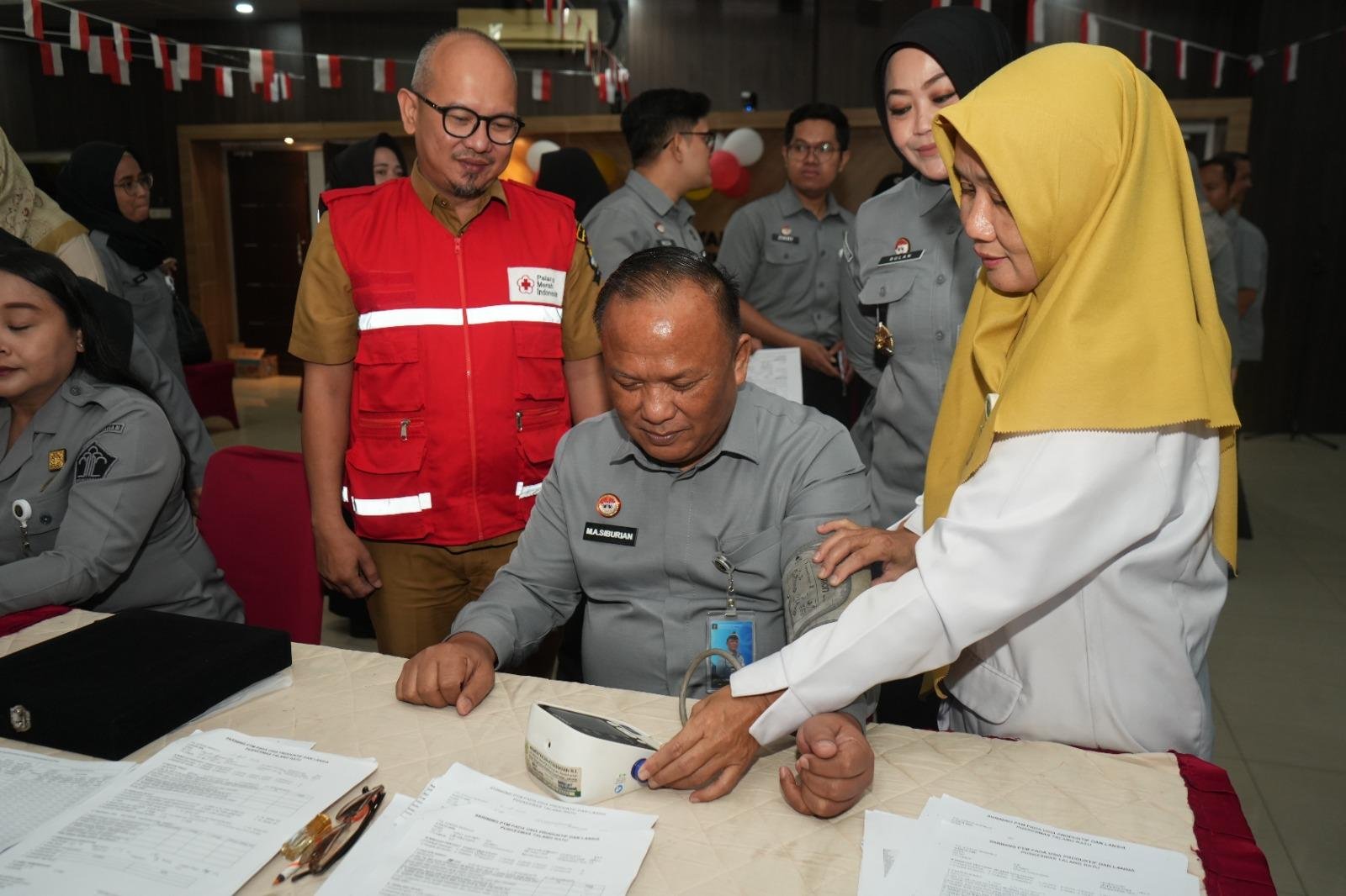 Sambut Hari Pengayoman ke-81, Kemenkum Sumsel Gelar Donor Darah dan Cek Kesehatan