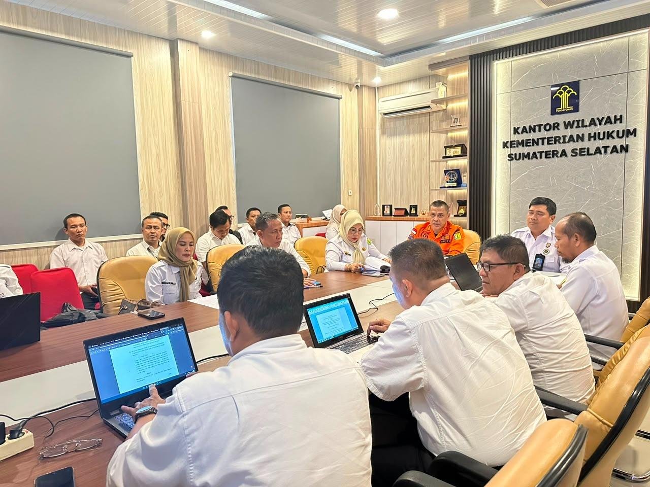 Kemenkum Sumsel Harmonisasi Lima Rancangan Regulasi Muba