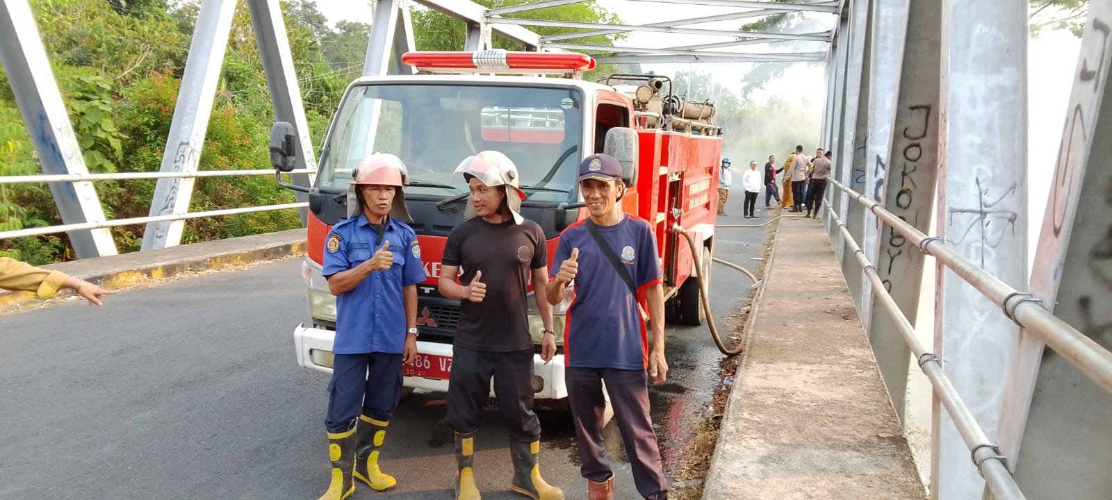 Karhutla Serang Dua Wilayah OKU Selatan, Damkar Kerahkan Personel dan Armada